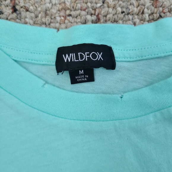 NWT Mint/Yucca Wildfox Tacos & Margs Short Sleeve T Shirt Medium - Picture 5 of 7